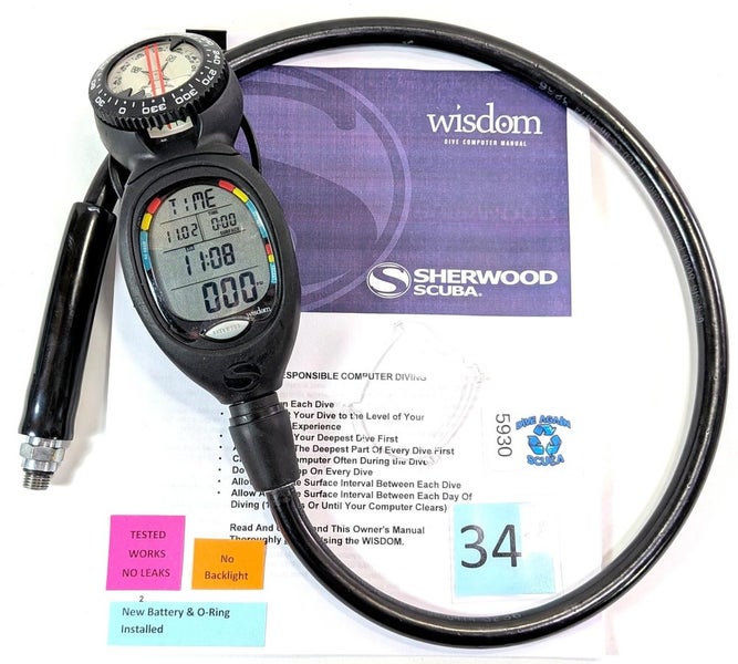 Sherwood WISDOM Air Integrated Scuba Dive Computer Air & Nitrox #5930