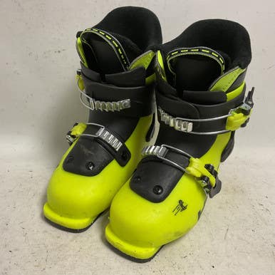 Used Head Z2 Boys DH Ski Boot Black And Optic Yellow 195 MP - Y13 11855-S000195091