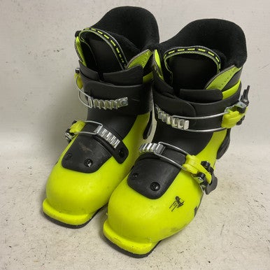 Used Head Z2 Boys DH Ski Boot Black And Optic Yellow 195 MP - Y13 11855-S000195091