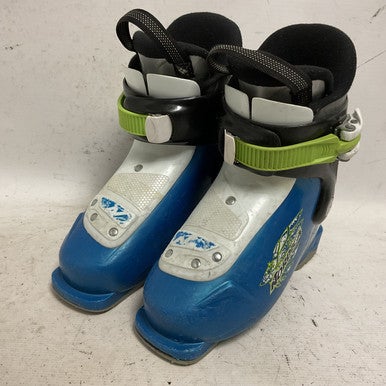 Used Nordica FIREARROW T1 Boys DH Ski Boot Royal Blue 195 MP - Y13 11855-S000195053