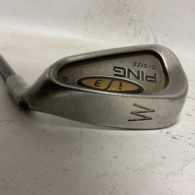 Used Ping I3 O-SIZE GREEN DOT Golf Wedge Mens RH Pitching Wedge 11855-S000195047