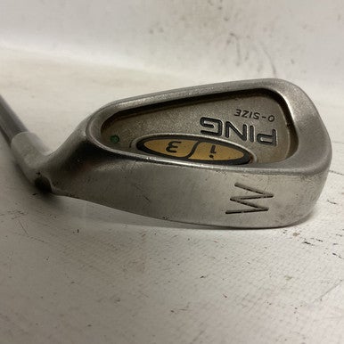 Used Ping I3 O-SIZE GREEN DOT Golf Wedge Mens RH Pitching Wedge 11855-S000195047