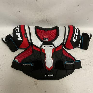 Used CCM JETSPEED FT680 Senior Shoulder Pads SM 11855-S000195031