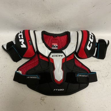 Used CCM JETSPEED FT680 Senior Shoulder Pads SM 11855-S000195031