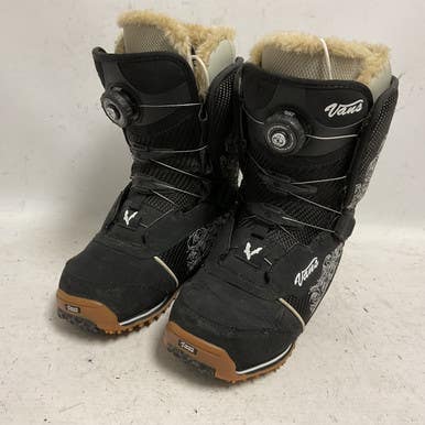 Used Vans KIRA Womens Snowboard Boots Black Senior 6 11855-S000195026