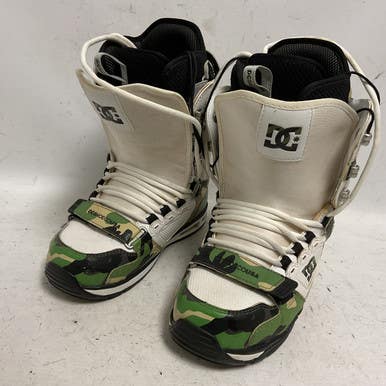 Used DC Shoes FLARE Mens Snowboard Boots Camouflage Senior 6 11855-S000195025