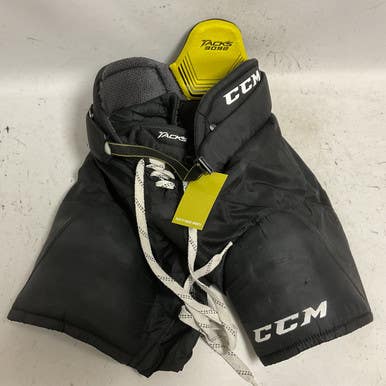 Used CCM TACKS 3092 Junior Pant Black And Yellow MD 11855-S000195016