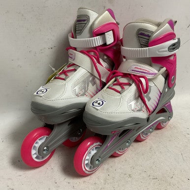 Used Bladerunner PHOENIX G ADJ 2-6 Junior Rec Fitness Skates White Adjustable 11855-S000194975