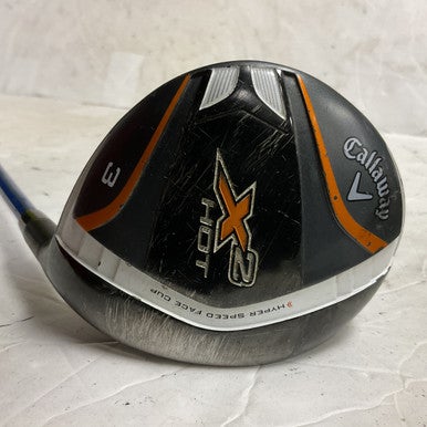 Used Callaway X2 HOT Mens Fairway Wood RH 3 Wood 11855-S000194964