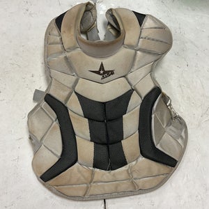 Used All Star CP30PRO Catchers Chest Protector Grey Adult 11855-S000194939