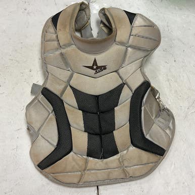 Used All Star CP30PRO Catchers Chest Protector Grey Adult 11855-S000194939