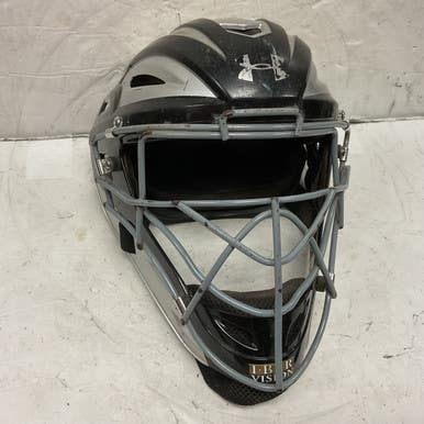 Used Under Armour Catchers Helmet w/Mask Black One Size 11855-S000194931