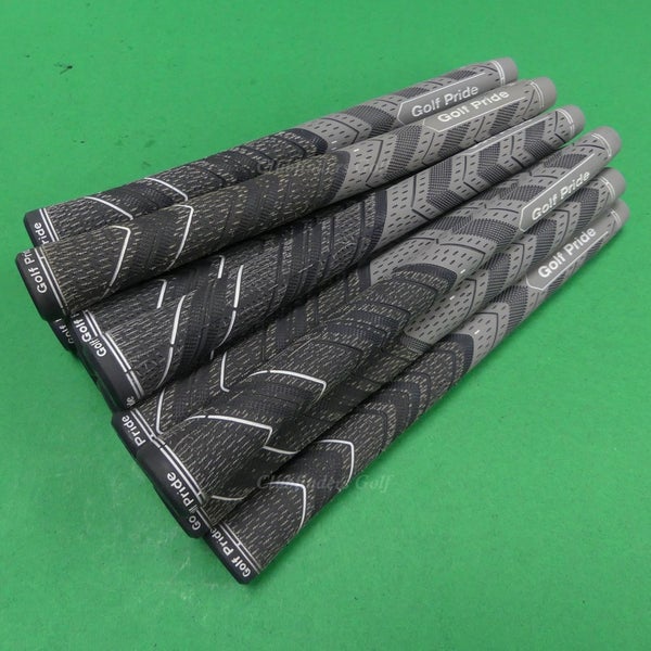 Golf Pride MCC Plus 4 Midsize Grey 60R Round Pulled Grips LOT OF 14