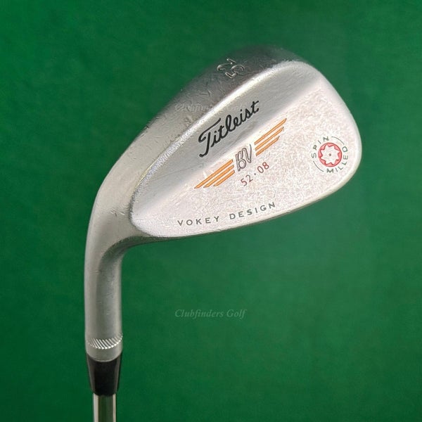 LH Titleist Vokey Design Spin Milled 52-8 52 Gap Wedge Vokey Design Wedge Flex