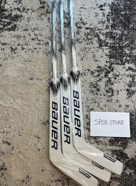2-Pack Senior Bauer Hyperlite 2 Goalie Sticks – Pro Stock 25" Paddle | Brand New