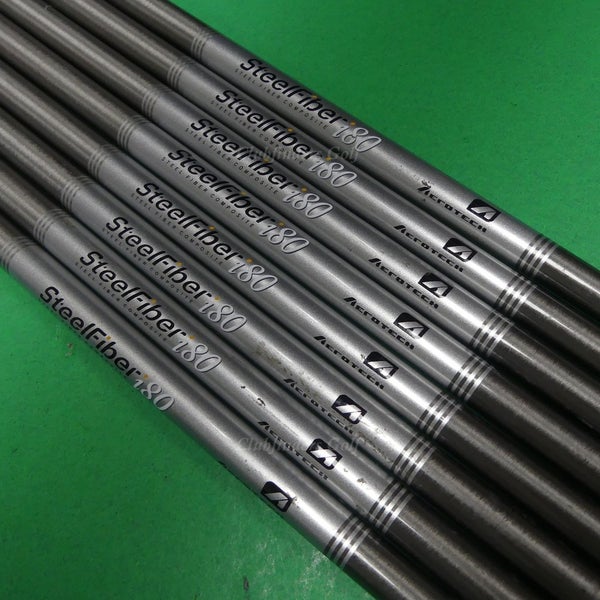 AeroTech SteelFiber i80 .355 Regular Pulled Composite Iron Shafts SET OF 8
