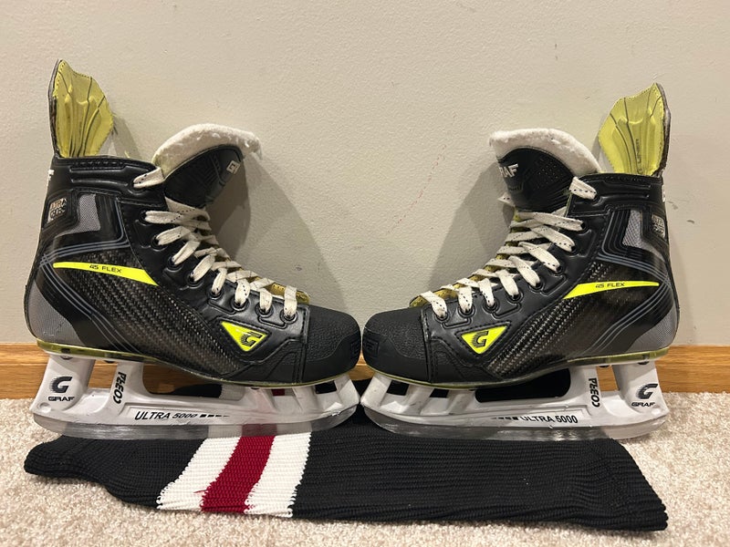 Graf Ultra G9035 Hockey Skates Size 3.5 (Used)