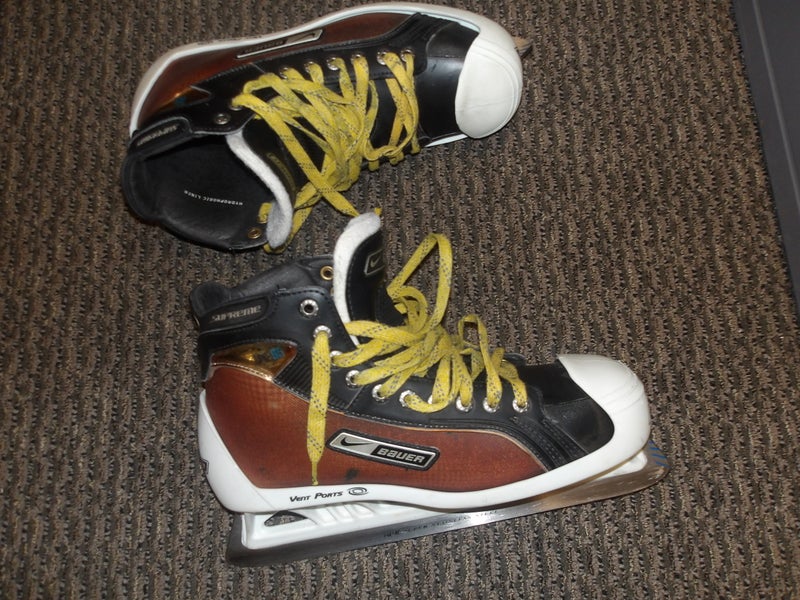 Bauer Supreme One95 Hockey Goalie Skates Regular Width 10 (Used)