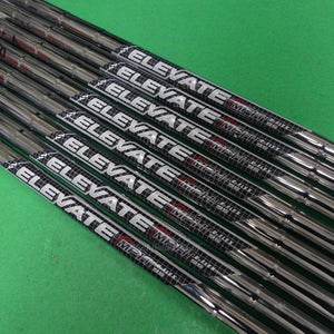 True Temper Elevate MPH 95 .370 Regular Flex Pulled Steel Iron Shafts SET OF 8