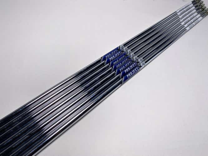Project X Rifle 6.0  Stiff Steel Iron Set of 7 Shafts 34.75''-37.5''- Pull 0.355