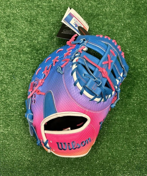 Wilson A2000 1612 Baseball First Base Mitt Autism Speaks Love the Moment Righty