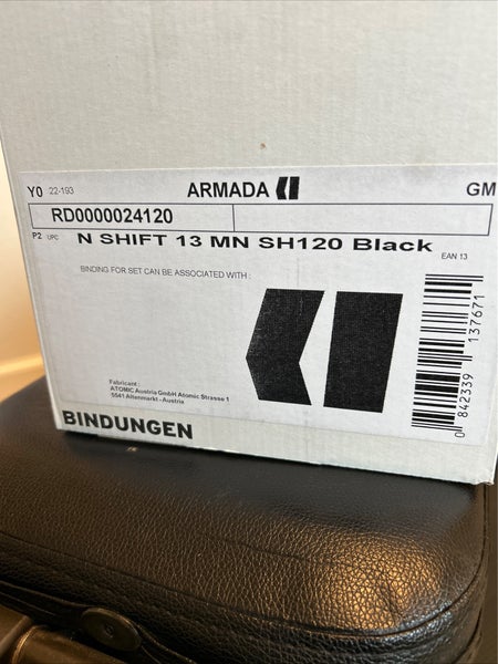 Armada Shift 13 alpine touring Ski Bindings 120 mm Brake Width Max Din 13 (New)