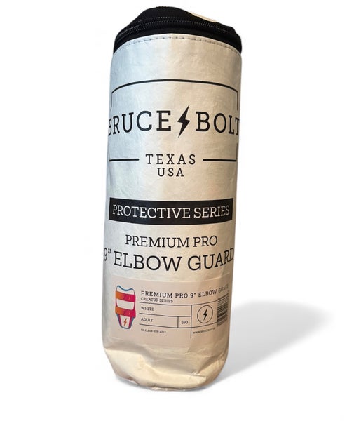 Bruce Boot White Elbow Guard New in Original Packaging