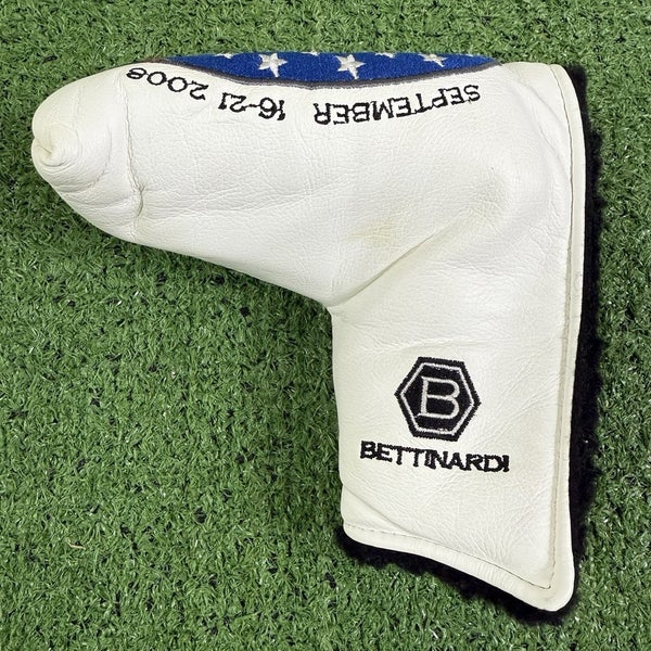 Bettinardi Ryder Cup 2008 Louisville Putter Cover Blade Style White Faux Leather