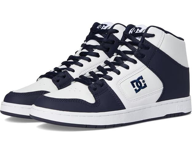 DC Manteca 4 HI ADYS100743 Sneakers Men's US 8 White Navy Skate Shoes TZP628