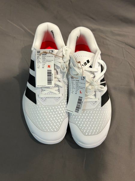 White Unisex Size M 9.0 (W 10.0) Adult Adidas Dropset lifting Shoes (New)