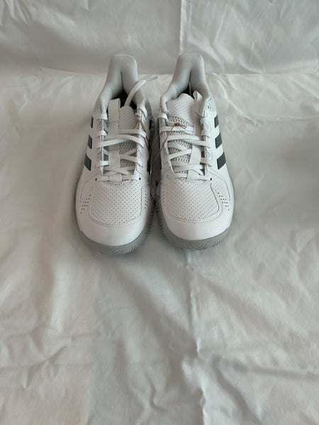 White Unisex Size M 7.0 (W 8.0) Adult Adidas Court flight Shoes (New)