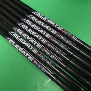 True Temper Elevate MPH 95 Black Onyx .370 Regular Pulled Iron Shafts SET OF 7