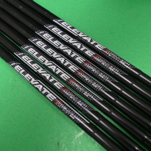 True Temper Elevate MPH 95 Black Onyx .370 Regular Pulled Iron Shafts SET OF 7