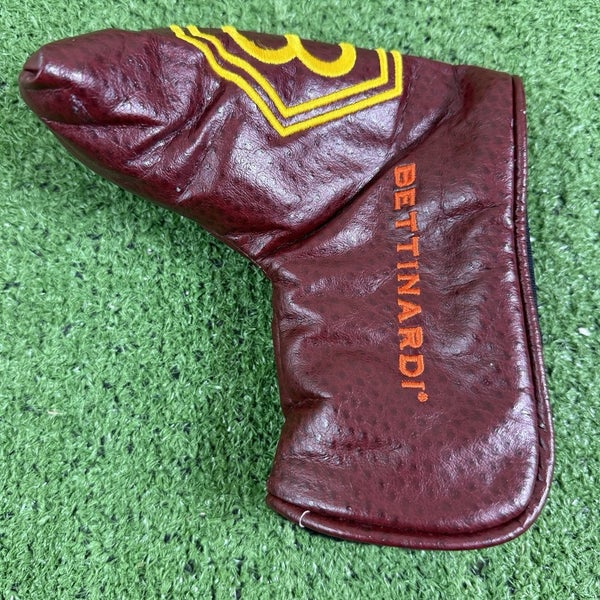 Bettinardi Putter Cover Blade Style Maroon Red Faux Leather Milled In the USA