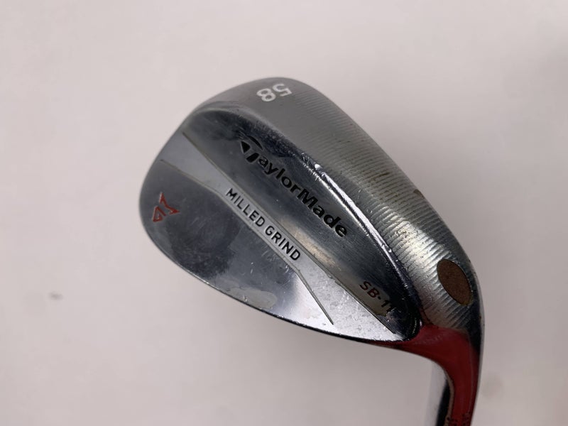 TaylorMade Milled Grind Raw Lob Wedge LW 58* DG Wedge Steel Mens RH