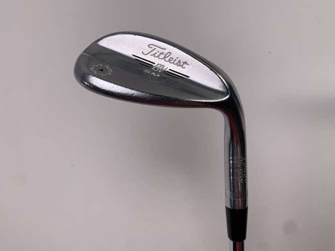 Titleist Vokey SM7 Tour Chrome Lob Wedge LW 58* 8 Bounce M-Grind Wedge Mens RH