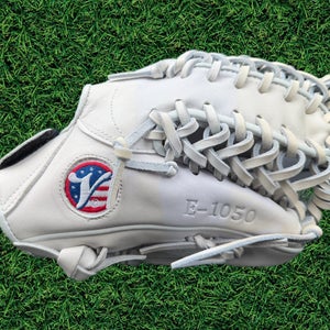 Valle E-1050 10.5” Infield Training Glove – White – Pro Grade – Excellent Condition