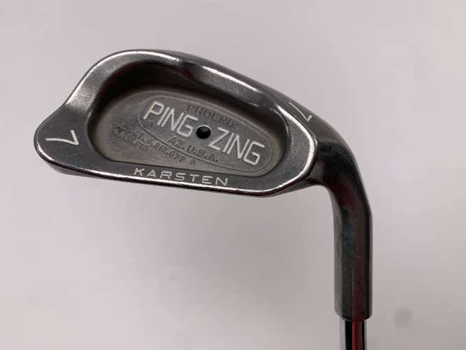 Ping Zing Single 7 Iron Black Dot Karsten KT-M Regular Steel Mens RH