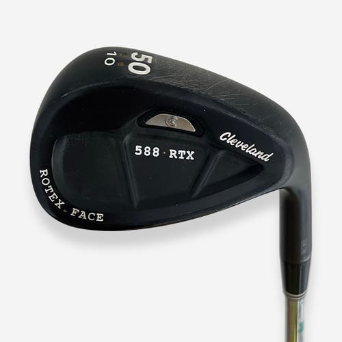 Cleveland 588 RTX Wedge 50° 10 Bounce Right Handed Wedge Flex Steel Shaft