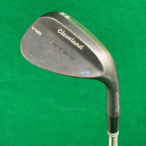 Cleveland RTX-3 V-MG Black Satin 56-11 56 Sand Wedge Dynamic Gold Wedge Flex