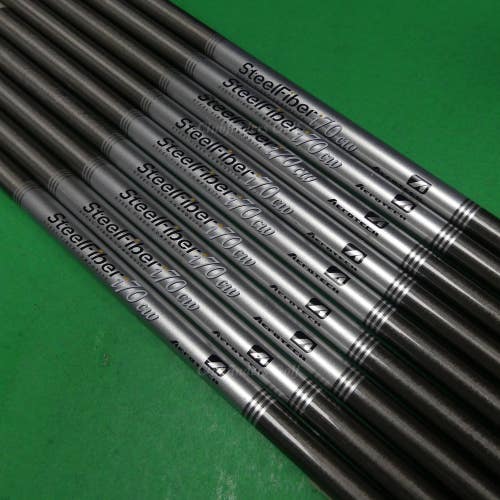 AeroTech SteelFiber i70cw .355 Regular Pulled Composite Iron Shafts SET OF 9