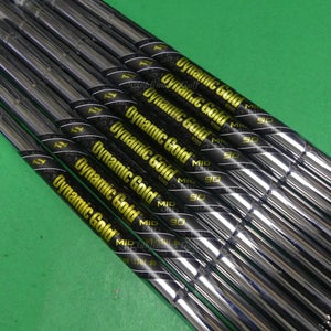 True Temper Dynamic Gold MID R300 .370 Regular Pulled Shafts SET OF 8 *READ*