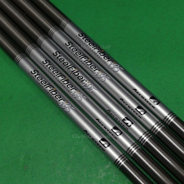 AeroTech SteelFiber i95 .370 Stiff Flex 41" Graphite Iron Shafts SET OF 5