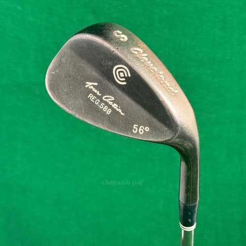 Cleveland Tour Action REG 588 Black 56 Sand Wedge Dynamic Gold Steel Stiff