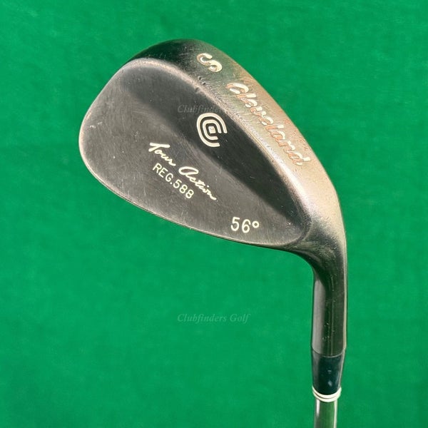 Cleveland Tour Action REG 588 Black 56 Sand Wedge Dynamic Gold Steel Stiff
