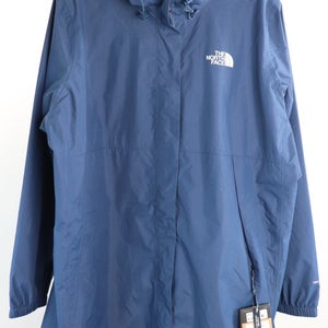 The North Face Antora Parka Jacket Women's Plus 2XL Blue Waterproof Full Zip