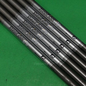 AeroTech SteelFiber i70 .370 Regular Flex Pulled Composite Iron Shafts SET OF 6