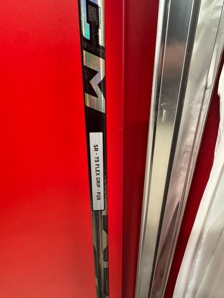 Senior CCM Ribcor Trigger 10 Pro Chrome 2025 Left Hand Hockey Stick P28 75 Flex (New) 2 pack