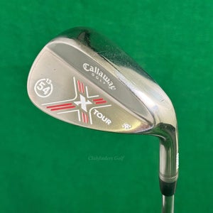 Callaway X Tour Chrome 54-13 54 Sand Wedge Factory Stepped Steel Wedge Flex