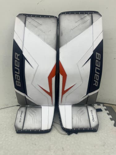 Medium Bauer Sv-Pro Goalie Leg Pads (Used)